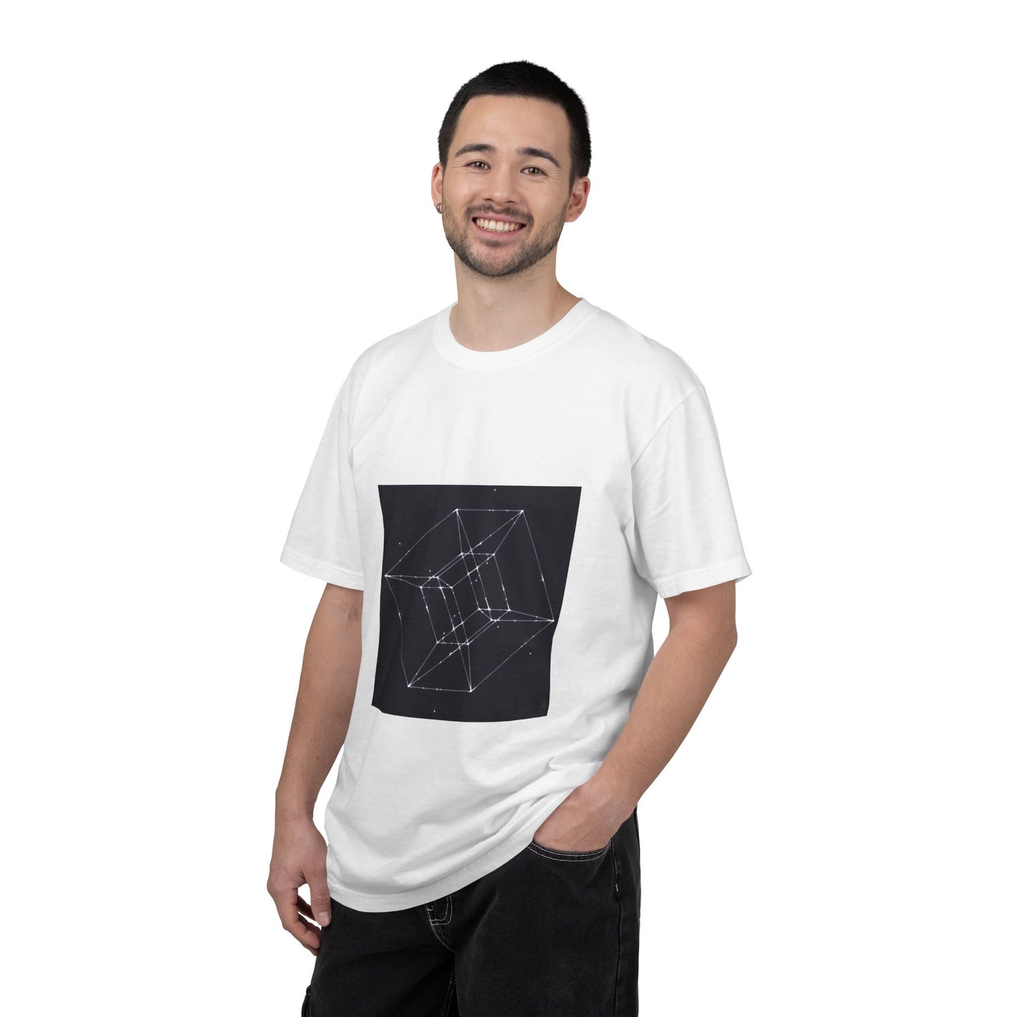Tesseract Graphic T-Shirt — Trinity Records Logo Tee