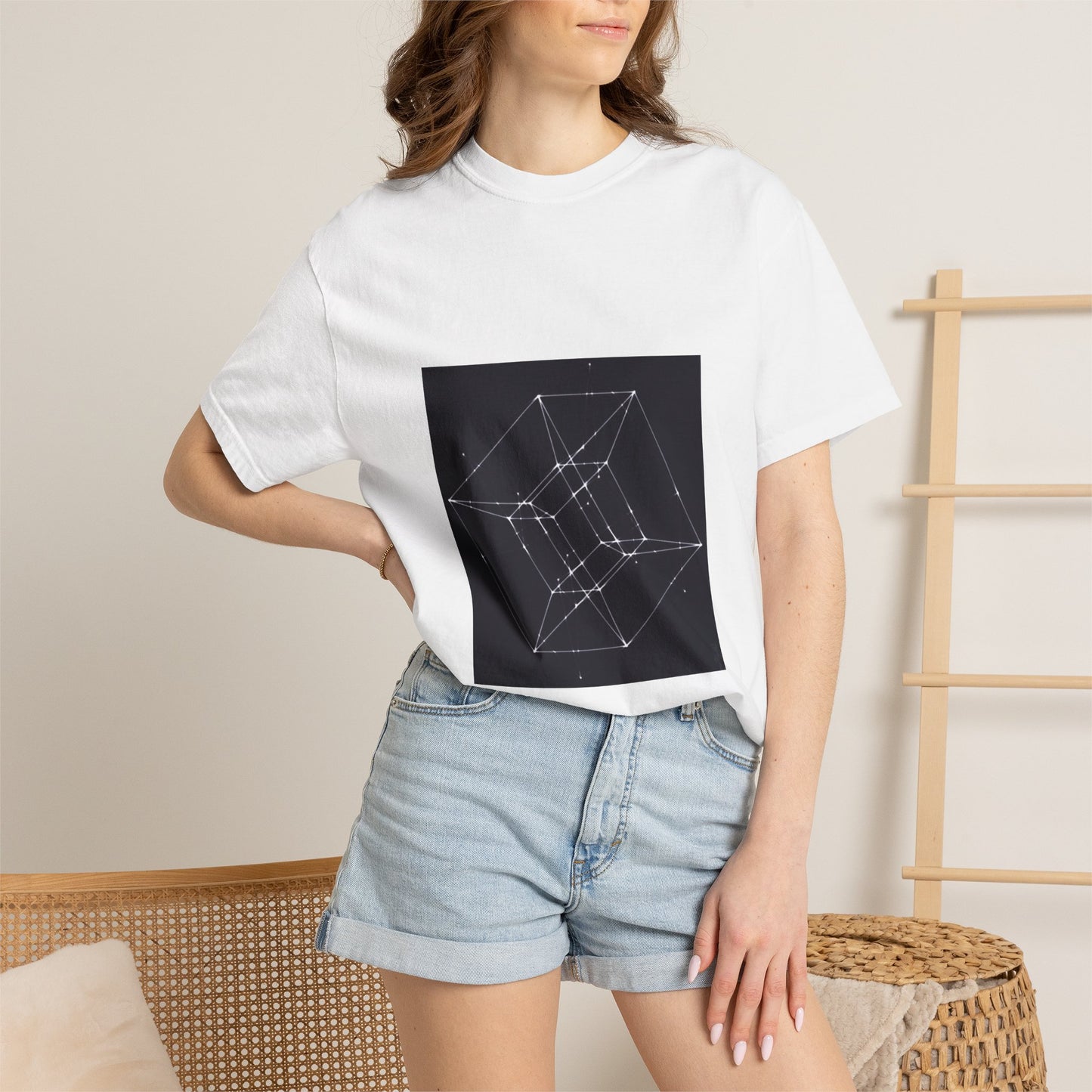 Tesseract Graphic T-Shirt — Trinity Records Logo Tee